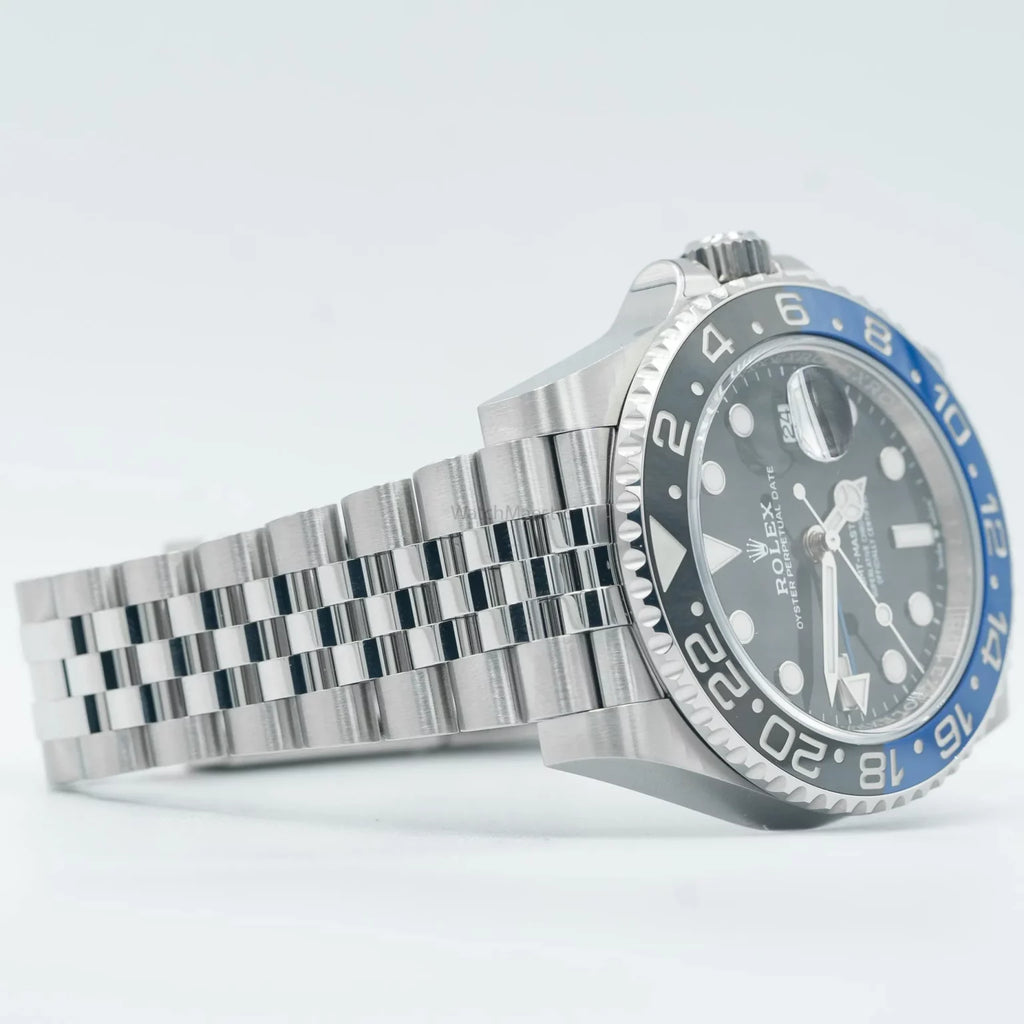 Rolex GMT-Master II “Batman” – Dual Time Luxury Steel Watch with Jubilee Bracelet